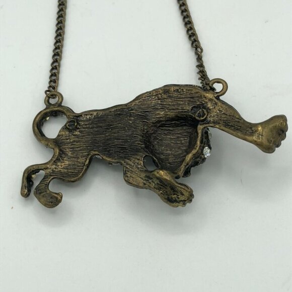 Vintage Jaguar Rhinestone Necklace - Picture 5 of 6